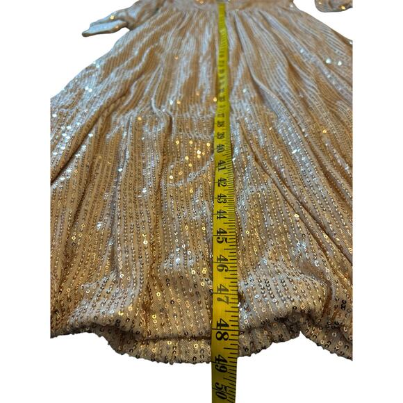 Giffniseti Sequin Gold Gown - Sze XL - Picture 7 of 16